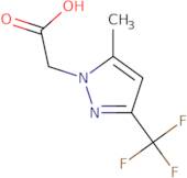 [5-Methyl-3-(trifluoromethyl)-1H-pyrazol-1-yl]acetic acid