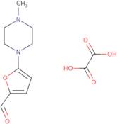 5-(4-Methylpiperazin-1-yl)-2-furaldehyde oxalate