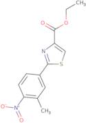 2-(3-Methyl-4-nitrophenyl)thiazole-4-carboxylic acid ethyl ester