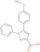 5-(4-Methylsulfanyl-phenyl)-1-phenyl-1H-pyrazole-3-carboxylic acid