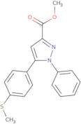 5-(4-Methylsulfanyl-Phenyl)-1-Phenyl-1H-Pyrazole-3-Carboxylic Acid Methyl Ester