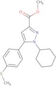 Methyl 1-cyclohexyl-5-(4-methylsulfanylphenyl)-1H-pyrazole-3-carboxylate