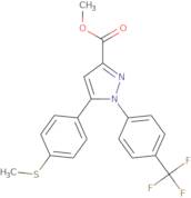 Methyl 5-(4-methylsulfanylphenyl)-1-(4-trifluoromethyl-phenyl)-1H-pyrazole-3-carboxylate