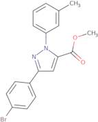 Methyl 3-(4-bromophenyl)-1-m-tolyl-1H-pyrazole-5-carboxylate