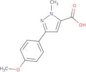 3-(4-Methoxyphenyl)-1-methylpyrazole-5-carboxylic acid