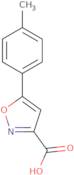 5-(4-Methylphenyl)isoxazole-3-carboxylic acid