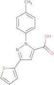 1-(4-Methylphenyl)-3-(2-thienyl)-1H-pyrazole-5-carboxylic acid