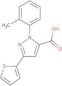 1-(2-Methylphenyl)-3-(2-thienyl)-1H-pyrazole-5-carboxylic acid