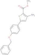 Methyl 3-Amino-5-(4-(benzyloxy)phenyl)thiophene-2-carboxylate