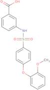 3-[4-(2-methoxyphenoxy)phenylsulfonamido]benzoic acid