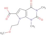 7-(2-methoxyethyl)-1,3-dimethyl-2,4-dioxo-2,3,4,7-tetrahydro-1h-pyrrolo[2,3-d]pyrimidine-6-carboxy…