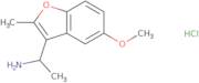 1-(5-methoxy-2-methyl-1-benzofuran-3-yl)-1-ethanamine hydrochloride