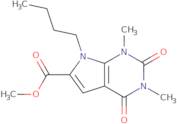 methyl 7-butyl-1,3-dimethyl-2,4-dioxo-2,3,4,7-tetrahydro-1h-pyrrolo[2,3-d]pyrimidine-6-carboxylate