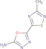 5-(3-methyl-1,2,4-thiadiazol-5-yl)-1,3,4-oxadiazol-2-amine
