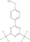 2-(4-Methoxyphenyl)-4,6-bis(trichloromethyl)-1,3,5-triazine