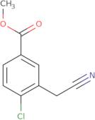 Methyl 4-chloro-3-(cyanomethyl)benzoate