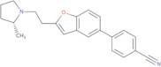 (R)-4-(2-(2-(2-Methylpyrrolidin-1-yl)-ethyl)benzofuran-5-yl)benzonitrile