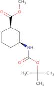 Methyl(1R-3S)-3-([(tert-butoxy)carbonyl]amino)cyclohexane1-carboxylate