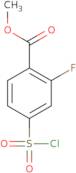 methyl 4-(chlorosulfonyl)-2-fluorobenzoate