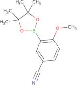 4-Methoxy-3-(4,4,5,5-tetramethyl-1,3,2-dioxaborolan-2-yl)benzonitrile