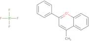 4-Methyl-2-phenylchromenium tetrafluoroborate