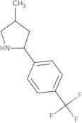 4-Methyl-2-[4-(trifluoromethyl)phenyl]pyrrolidine