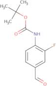 2-Methyl-2-propanyl (2-fluoro-4-formylphenyl)carbamate