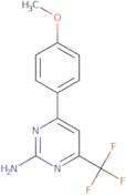 4-(4-Methoxyphenyl)-6-(Trifluoromethyl)Pyrimidin-2-Amine