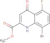 Methyl 8-broMo-5-fluoro-4-hydroxyquinoline-2-carboxylate