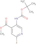 Methyl 5-(Tert-Butoxycarbonylamino)-2-Fluoroisonicotinate