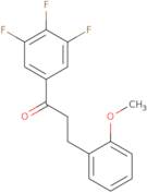 3-(2-Methoxyphenyl)-1-(3,4,5-trifluorophenyl)-1-propanone