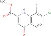 Methyl 7-chloro-8-fluoro-4-hydroxyquinoline-2-carboxylate