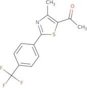 1-[4-Methyl-2-(4-trifluoromethylphenyl)thiazol-5-yl]ethanone