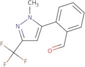 2-[1-Methyl-3-(trifluoromethyl)-1H-pyrazol-5-yl]benzaldehyde