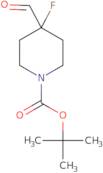 2-Methyl-2-propanyl 4-fluoro-4-formyl-1-piperidinecarboxylate