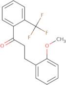 3-(2-Methoxyphenyl)-1-[2-(trifluoromethyl)phenyl]-1-propanone