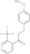 3-(4-Methoxyphenyl)-1-[2-(trifluoromethyl)phenyl]-1-propanone