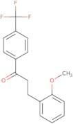 3-(2-Methoxyphenyl)-1-[4-(trifluoromethyl)phenyl]-1-propanone