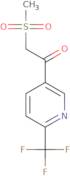 2-(Methylsulfonyl)-1-[6-(Trifluoromethyl)-3-Pyridinyl]Ethanone