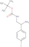 2-Methyl-2-propanyl [2-amino-2-(4-fluorophenyl)ethyl]carbamate