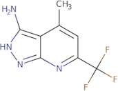 4-Methyl-6-(Trifluoromethyl)-1H-Pyrazolo[3,4-b]Pyridin-3-Ylamine