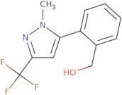 {2-[1-Methyl-3-(trifluoromethyl)-1H-pyrazol-5-yl]phenyl}methanol