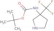 2-Methyl-2-Propanyl [3-(Trifluoromethyl)-3-Pyrrolidinyl]Carbamate