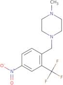 1-Methyl-4-[[4-nitro-2-(trifluoromethyl)phenyl]methyl]-piperazine