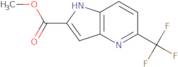 Methyl 5-(trifluoromethyl)-1H-pyrrolo[3,2-b]pyridine-2-carboxylate; Methyl 5-(trifluoromethyl)-4...