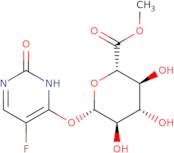 Methyl 1-(5-fluoro-1H-2-oxopyrimidin-4-yl)-b-D-glucopyranuronate