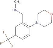 N-Methyl-1-[2-(4-morpholinyl)-5-(trifluoromethyl)phenyl]methanamine