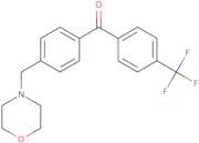 [4-(4-Morpholinylmethyl)phenyl][4-(trifluoromethyl)phenyl]methanone