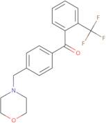 [4-(4-Morpholinylmethyl)phenyl][2-(trifluoromethyl)phenyl]methanone