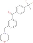 [3-(4-Morpholinylmethyl)phenyl][4-(trifluoromethyl)phenyl]methanone